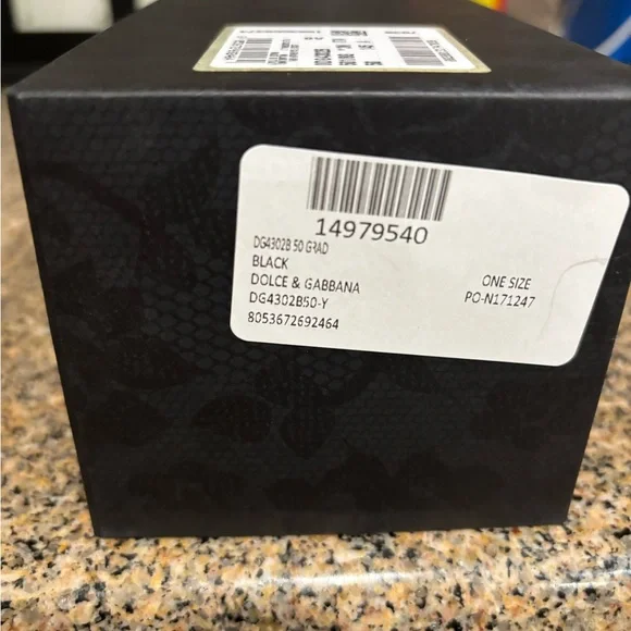 Dolce & Gabbana Black Cat-Eye Sunglasses Brand new Full inclusion.